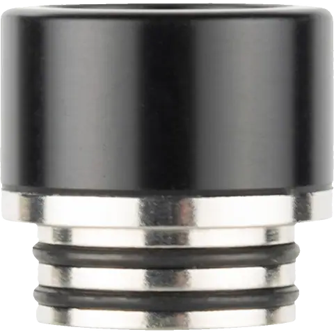 810 Metal Base Coloured Drip Tips Black