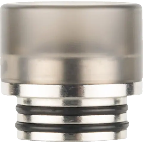 810 Metal Base Coloured Drip Tips Smoked