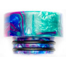 810 Drip Tip Mixed Resin Swirl Rainbow