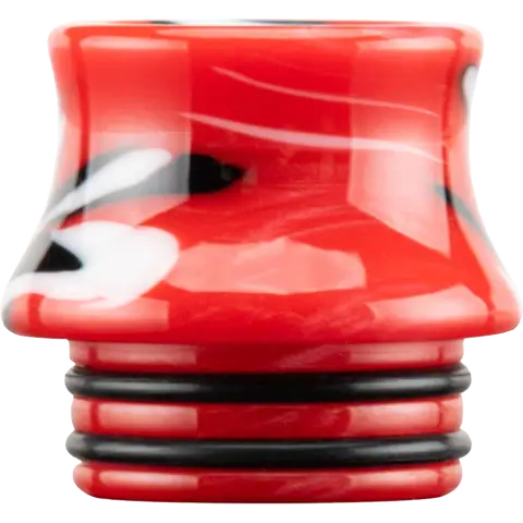 810 Mixed Resin Drip Tips Red