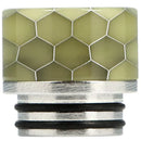 810 Resin Drip Tip Metal Base Cobra Yellow