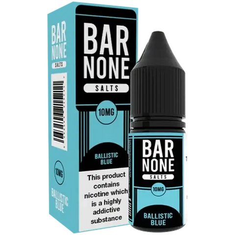 Bar None 10ml Nic Salts Ballistic Blue