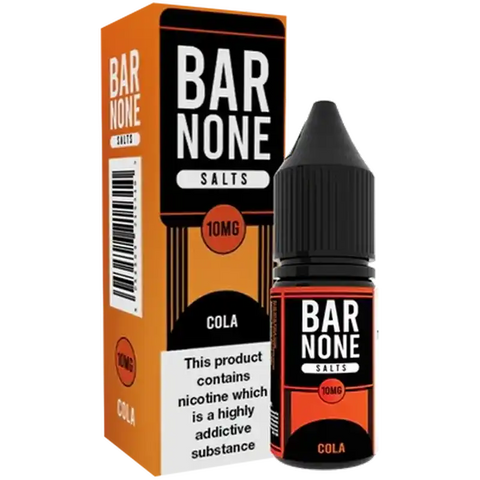 Bar None 10ml Nic Salts Cola