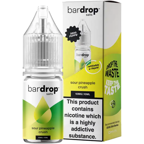 Bar Drop Salts 10ml E-Liquids Sour Pineapple Crush