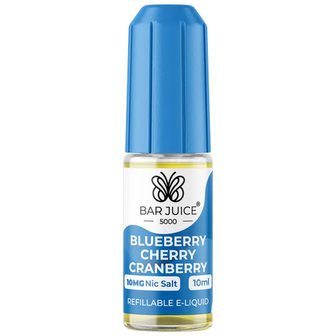 Bar Juice 5000 Blueberry Cherry Cranberry Nic Salt 10mg