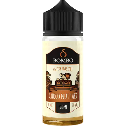 Bombo Pastry Masters 100ml Shortfill E-Liquid Choco Nut Tart