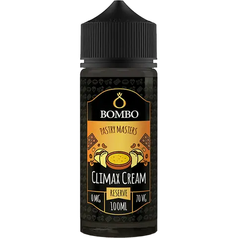 Bombo Pastry Masters 100ml Shortfill E-Liquid Climax Cream Reserve