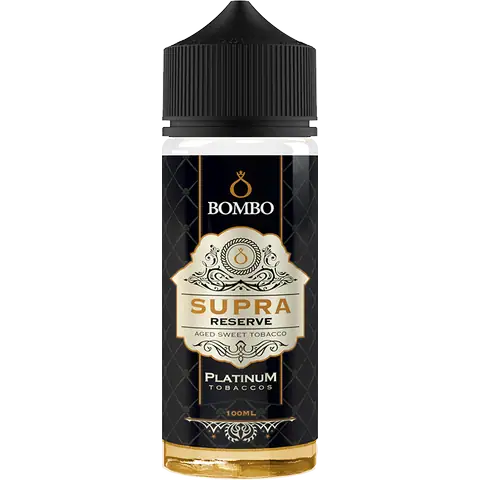 Bombo Platinum Tobaccos 100ml Shortfill E-Liquid Supra Reserve