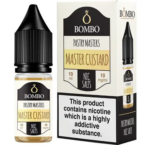 Bombo Pastry Masters 10ml Nic Salts Master Custard 10mg