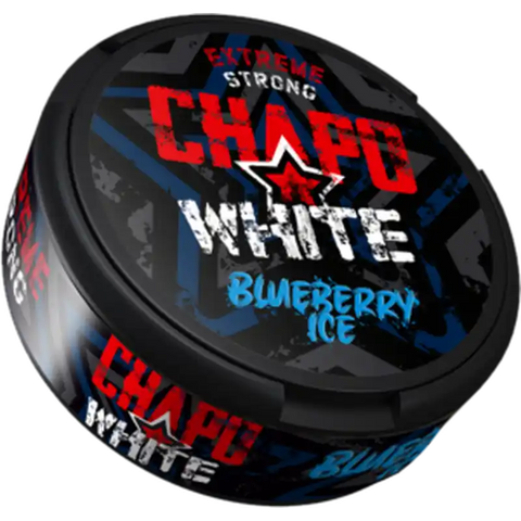 Chapo White Nicotine Pouch Blueberry Ice