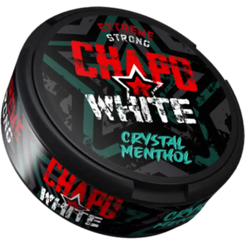 Chapo White Nicotine Pouch Crystal Menthol
