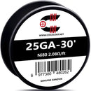 Coilology Sandvik Round Wire 30ft Spools Ni80 25GA