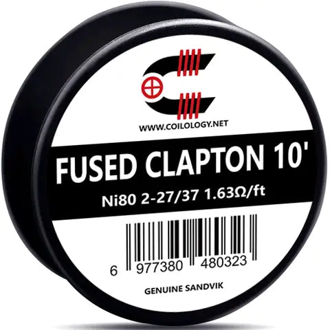 Coilology Sandvik Wire Spools 10ft Fused Clapton 2-27 37 Ni80