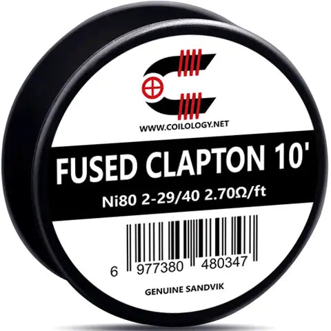 Coilology Sandvik Wire Spools 10ft Fused Clapton 2-29 40 Ni80