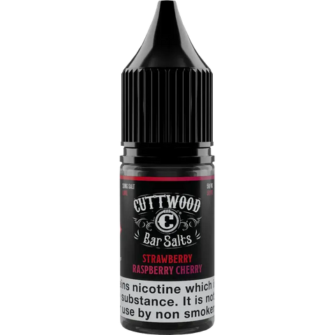 Cuttwood Bar Salts 10ml Nic Salts Strawberry Raspberry Cherry