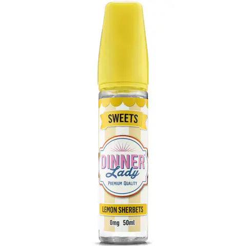 Dinner Lady 50ml Vape Juice Lemon Sherbets