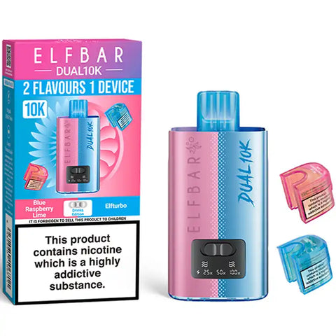 Elf Bar Dual 10k Disposable Vape Kit Drinks Edition