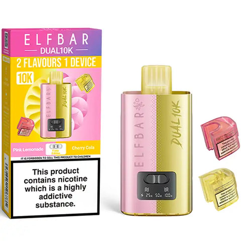 Elf Bar Dual 10k Disposable Vape Kit Fizzy Edition