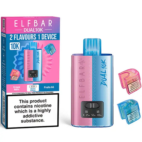Elf Bar Dual 10k Disposable Vape Kit Shisha Edition