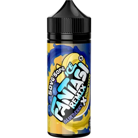 Fantasi 50/50 Range 100ml Shortfill E-Liquid Blueberry X Honeydew Ice