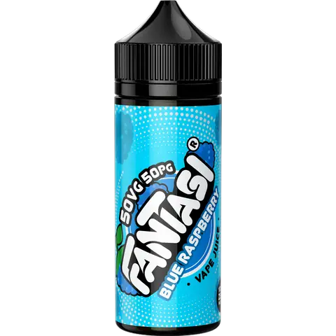 Fantasi 50/50 Range 100ml Shortfill E-Liquid Blue Raspberry