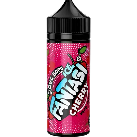 Fantasi 50/50 Range 100ml Shortfill E-Liquid Cherry Ice