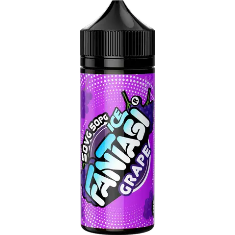 Fantasi 50/50 Range 100ml Shortfill E-Liquid Grape Ice