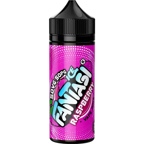 Fantasi 50/50 Range 100ml Shortfill E-Liquid Raspberry Ice