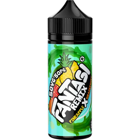 Fantasi 50/50 Range 100ml Shortfill E-Liquid Pineapple X Grapefruit