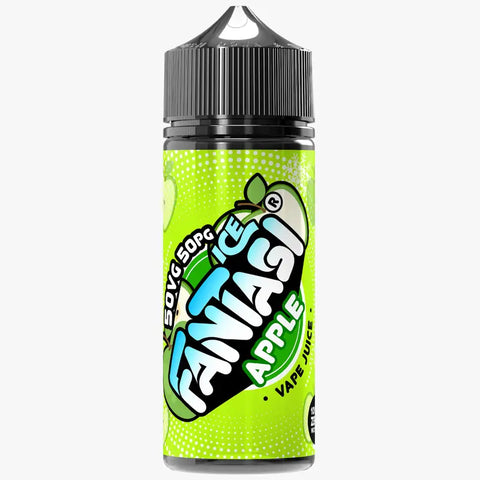 Fantasi 50/50 100ml Shortfill E-Liquid Apple Ice