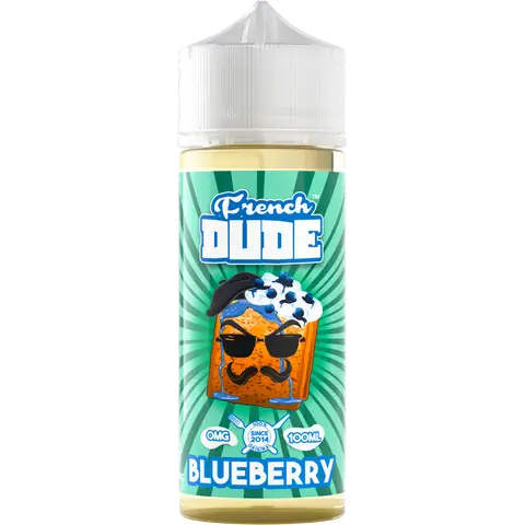 French Dude 100ml Shortfill Vape Juice Blueberry