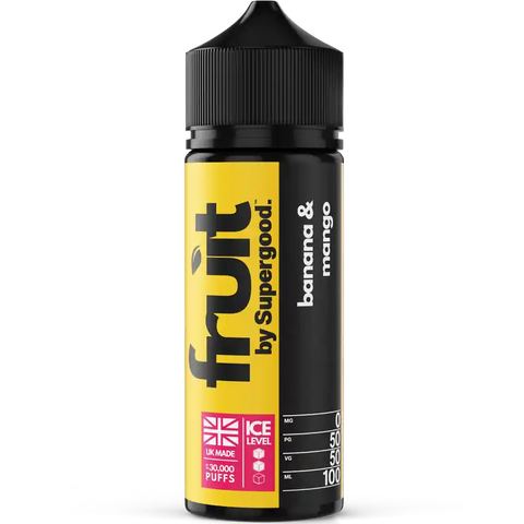 Supergood Fruit 50/50 100ml Shortfill Banana & Mango