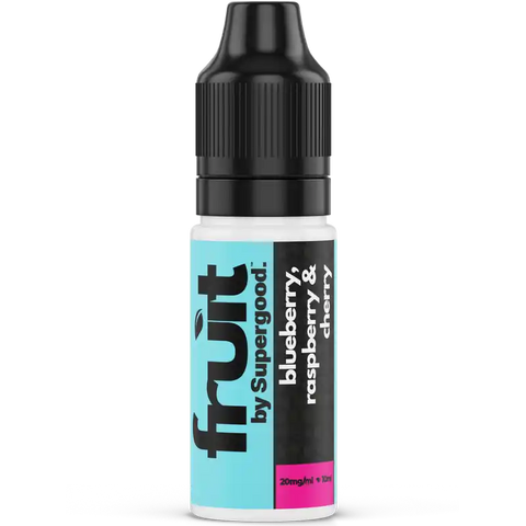 Supergood Fruit 10ml Nic Salt Blueberry, Raspberry & Cherry