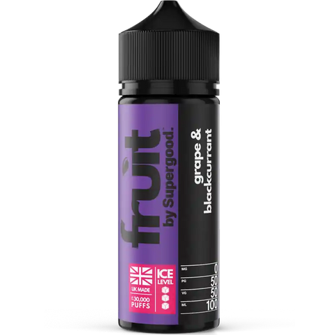 Supergood Fruit 50/50 100ml Shortfill Grape & Blackcurrant