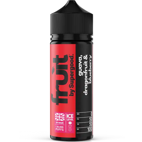 Supergood Fruit 50/50 100ml Shortfill Guava, Dragon Fruit & Blueberry