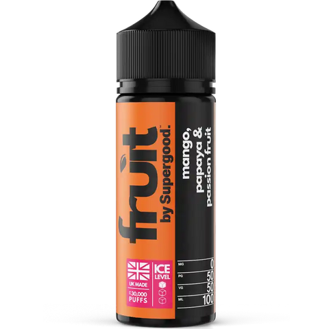 Supergood Fruit 50/50 100ml Shortfill Mango, Papaya & Passion Fruit