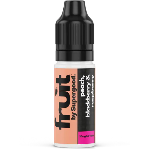 Supergood Fruit 10ml Nic Salt Peach, Blackberry & Raspberry