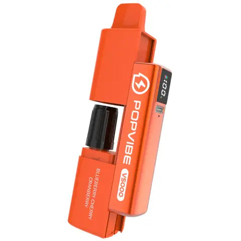Geekvape Popvibe V5000 Disposable Vape Pod Blueberry Cherry Cranberry