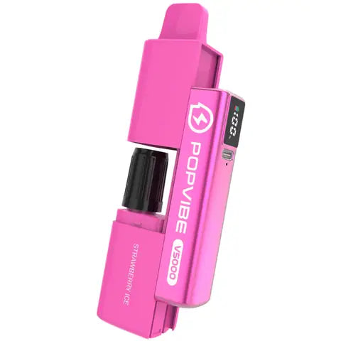 Geekvape Popvibe V5000 Disposable Vape Pod Strawberry Ice