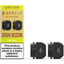 Gold Bar Apollo 20k Prefilled Pods Lemon Lime