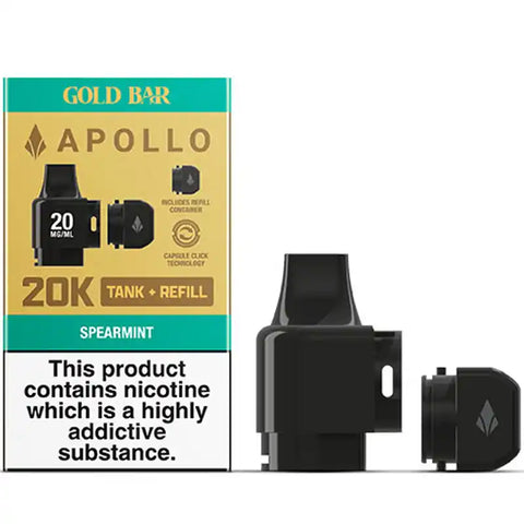 Gold Bar Apollo 20k Replacement Tank Spearmint