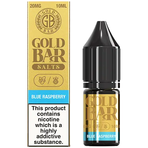 Gold Bar Nic Salts 10ml Blue Raspberry 20mg
