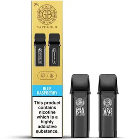 Gold Bar Reload Replacement Pods Blueberry Ice