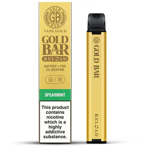 Gold Bar Reload Prefilled Pod Vape Kit Spearmint