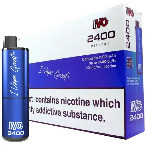 IVG 2400 4 in 1 Edition Disposables (Box Of 10) Blueberry Edition