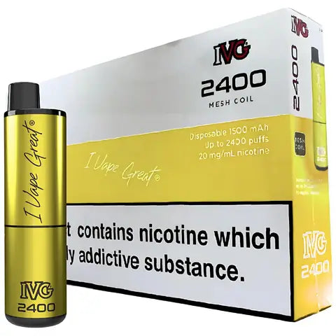 IVG 2400 4 in 1 Edition Disposables (Box Of 10) Citrus edition