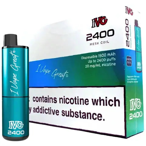 IVG 2400 4 In 1 Disposables (Box Of 10) Classic Menthol