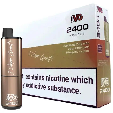 IVG 2400 4 in 1 Edition Disposables (Box Of 10) Coffee Edition