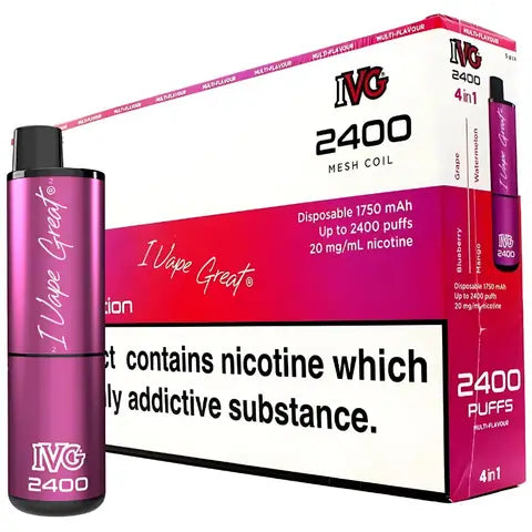 IVG 2400 4 in 1 Edition Disposables (Box Of 10) Fruits Edition
