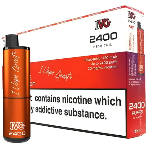 IVG 2400 4 in 1 Edition Disposables (Box Of 10) Juicy Edition